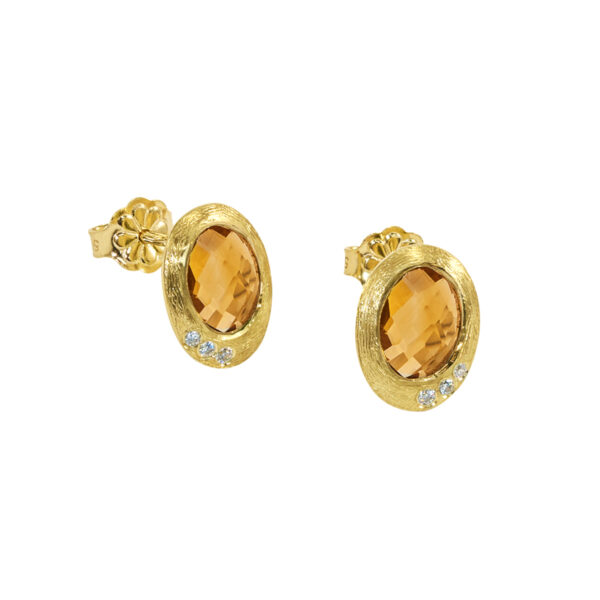 Earrings, gold, handmade jewels, K14, k18, diamonds, semiprecious stones, gems