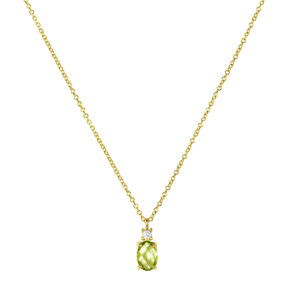necklace, handmade jewel, gold, K14, K18, semiprecious stones, diamonds, pentad