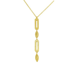 necklace, gold, k14, k18, handmade jewel, pentad,