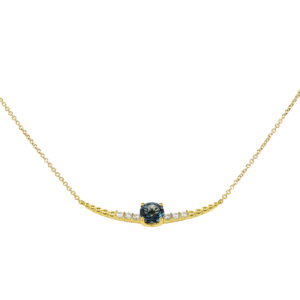 necklace, handmade jewel, gold, K14, K18, semiprecious stones, diamonds, Peridot