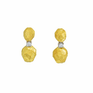 earrings, gold, handmade jewel, k14, k18, diamonds