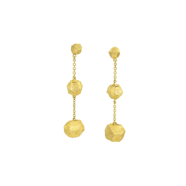 earrings, gold, handmade jewel, k14, k18